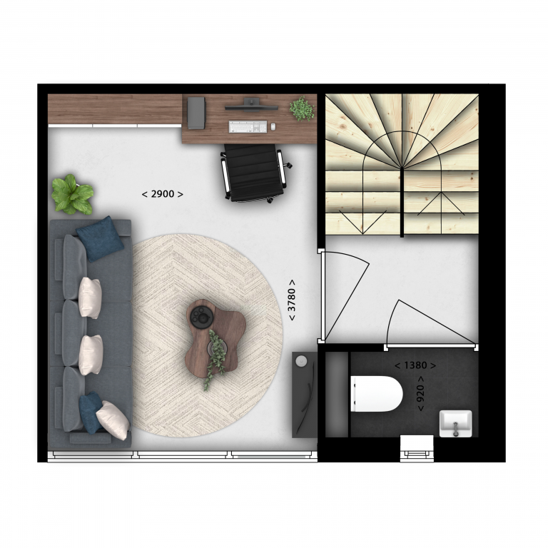 Eerste verdieping - Roots punt