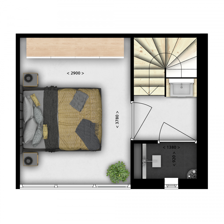 Tweede verdieping - Roots punt