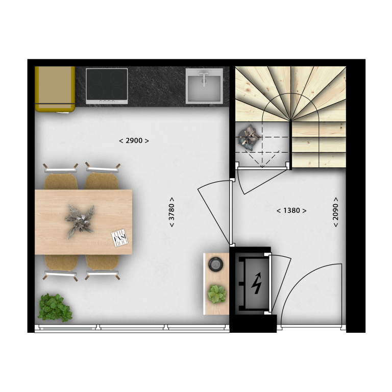 Begane grond - Roots plat